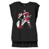 Women's Flowy Muscle Tee With Rolled Cuffs Thumbnail