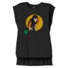 Women's Flowy Muscle Tee With Rolled Cuffs Thumbnail