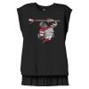 Women's Flowy Muscle Tee With Rolled Cuffs Thumbnail