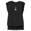 Women's Flowy Muscle Tee With Rolled Cuffs Thumbnail