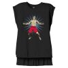 Women's Flowy Muscle Tee With Rolled Cuffs Thumbnail