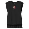 Women's Flowy Muscle Tee With Rolled Cuffs Thumbnail