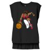 Women's Flowy Muscle Tee With Rolled Cuffs Thumbnail