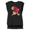 Women's Flowy Muscle Tee With Rolled Cuffs Thumbnail
