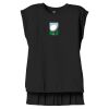 Women's Flowy Muscle Tee With Rolled Cuffs Thumbnail