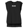 Women's Flowy Muscle Tee With Rolled Cuffs Thumbnail