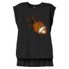 Women's Flowy Muscle Tee With Rolled Cuffs Thumbnail
