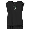 Women's Flowy Muscle Tee With Rolled Cuffs Thumbnail