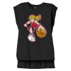 Women's Flowy Muscle Tee With Rolled Cuffs Thumbnail