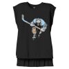 Women's Flowy Muscle Tee With Rolled Cuffs Thumbnail