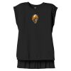 Women's Flowy Muscle Tee With Rolled Cuffs Thumbnail