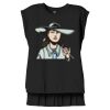 Women's Flowy Muscle Tee With Rolled Cuffs Thumbnail