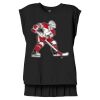 Women's Flowy Muscle Tee With Rolled Cuffs Thumbnail