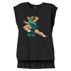 Women's Flowy Muscle Tee With Rolled Cuffs Thumbnail