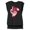 Women's Flowy Muscle Tee With Rolled Cuffs Thumbnail