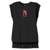 Women's Flowy Muscle Tee With Rolled Cuffs Thumbnail