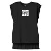 Women's Flowy Muscle Tee With Rolled Cuffs Thumbnail