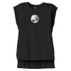 Women's Flowy Muscle Tee With Rolled Cuffs Thumbnail