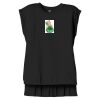 Women's Flowy Muscle Tee With Rolled Cuffs Thumbnail