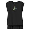 Women's Flowy Muscle Tee With Rolled Cuffs Thumbnail