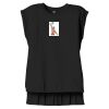 Women's Flowy Muscle Tee With Rolled Cuffs Thumbnail