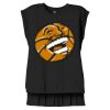 Women's Flowy Muscle Tee With Rolled Cuffs Thumbnail