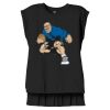 Women's Flowy Muscle Tee With Rolled Cuffs Thumbnail