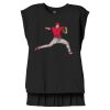 Women's Flowy Muscle Tee With Rolled Cuffs Thumbnail