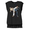 Women's Flowy Muscle Tee With Rolled Cuffs Thumbnail