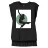 Women's Flowy Muscle Tee With Rolled Cuffs Thumbnail