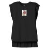 Women's Flowy Muscle Tee With Rolled Cuffs Thumbnail