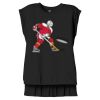 Women's Flowy Muscle Tee With Rolled Cuffs Thumbnail