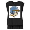 Women's Flowy Muscle Tee With Rolled Cuffs Thumbnail