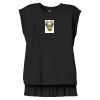 Women's Flowy Muscle Tee With Rolled Cuffs Thumbnail