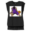 Women's Flowy Muscle Tee With Rolled Cuffs Thumbnail