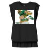 Women's Flowy Muscle Tee With Rolled Cuffs Thumbnail
