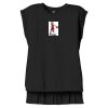 Women's Flowy Muscle Tee With Rolled Cuffs Thumbnail