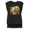 Women's Flowy Muscle Tee With Rolled Cuffs Thumbnail