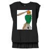 Women's Flowy Muscle Tee With Rolled Cuffs Thumbnail