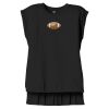 Women's Flowy Muscle Tee With Rolled Cuffs Thumbnail