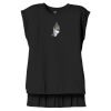 Women's Flowy Muscle Tee With Rolled Cuffs Thumbnail