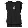 Women's Flowy Muscle Tee With Rolled Cuffs Thumbnail