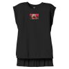 Women's Flowy Muscle Tee With Rolled Cuffs Thumbnail