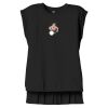 Women's Flowy Muscle Tee With Rolled Cuffs Thumbnail