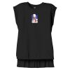 Women's Flowy Muscle Tee With Rolled Cuffs Thumbnail