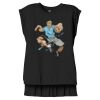 Women's Flowy Muscle Tee With Rolled Cuffs Thumbnail