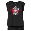 Women's Flowy Muscle Tee With Rolled Cuffs Thumbnail