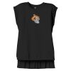 Women's Flowy Muscle Tee With Rolled Cuffs Thumbnail
