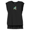 Women's Flowy Muscle Tee With Rolled Cuffs Thumbnail