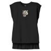 Women's Flowy Muscle Tee With Rolled Cuffs Thumbnail